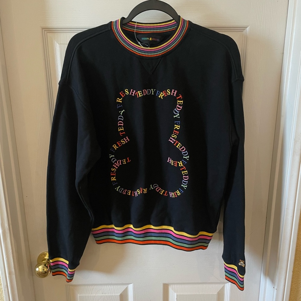 Teddy Fresh Cotton Crewneck Sweater